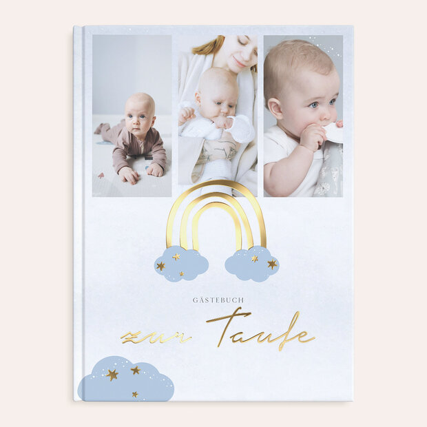 Gästebuch Taufe - Over the rainbow