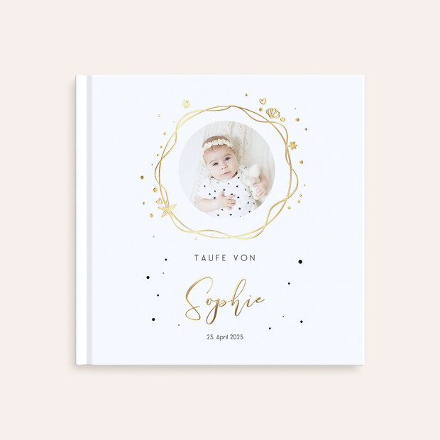 Gästebuch Taufe - Minimal Foil