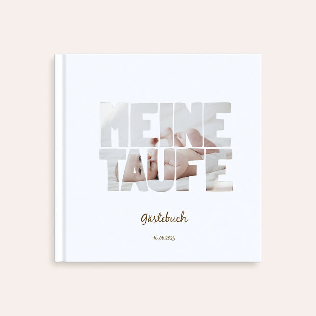 Gästebuch Taufe - Taufe Fototext