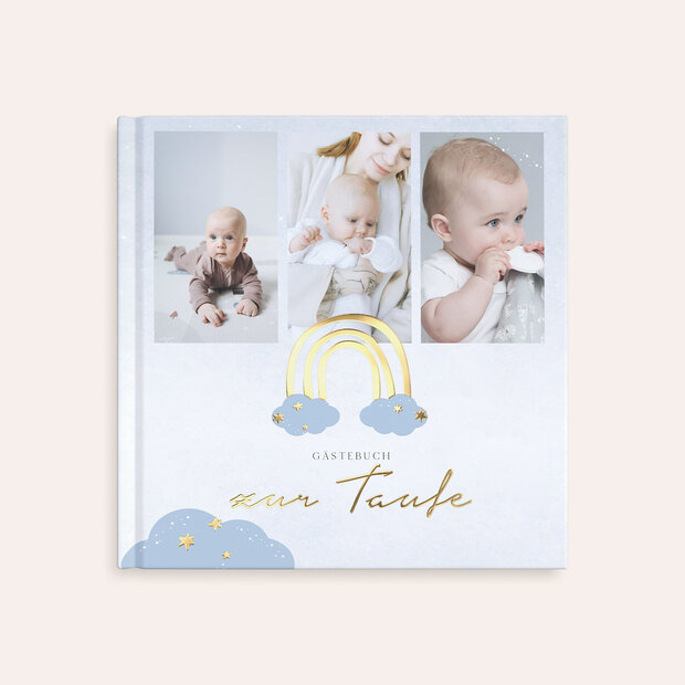 Gästebuch Taufe - Over the rainbow