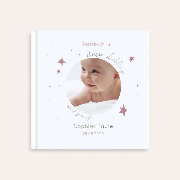 Gästebuch Taufe - Baby Star