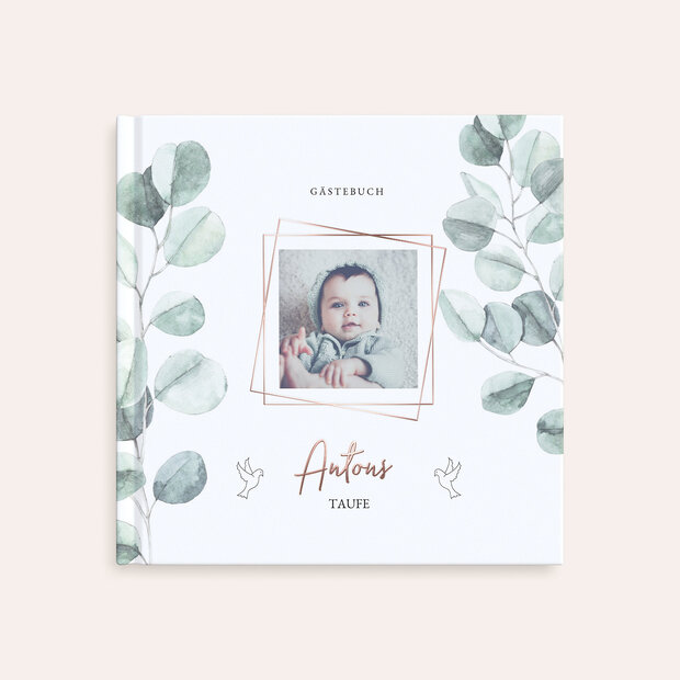 Gästebuch Taufe - Eukalyptus