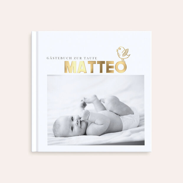 Gästebuch Taufe - Birdy Baby