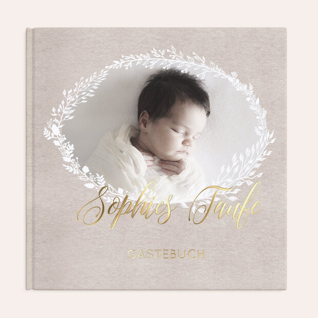 Gästebuch Taufe - Sanft & Geborgen