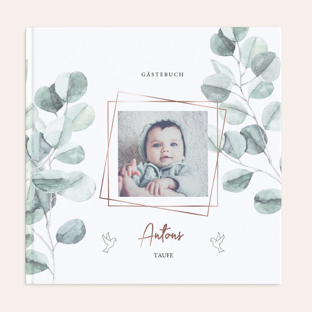 Gästebuch Taufe - Eukalyptus