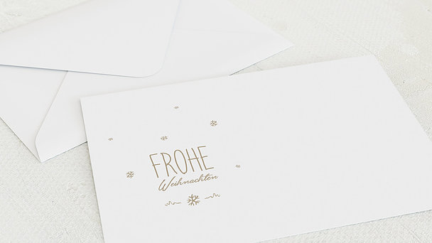 Umschlag mit Design Weihnachten - Rustique