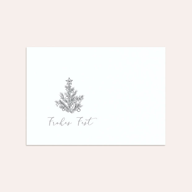 Umschlag mit Design Weihnachten - Leuchtender Christbaumschmuck