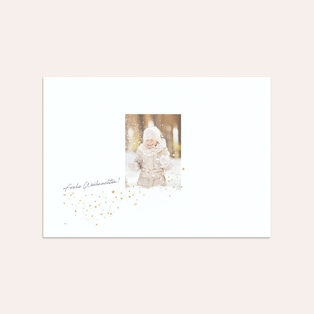 Umschlag mit Design Weihnachten - Flockenzauber