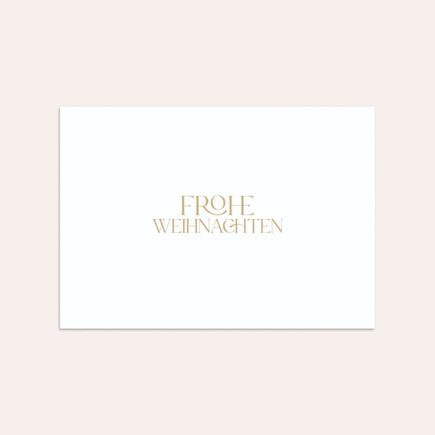 Umschlag mit Design Weihnachten - Zarte Winterblumen