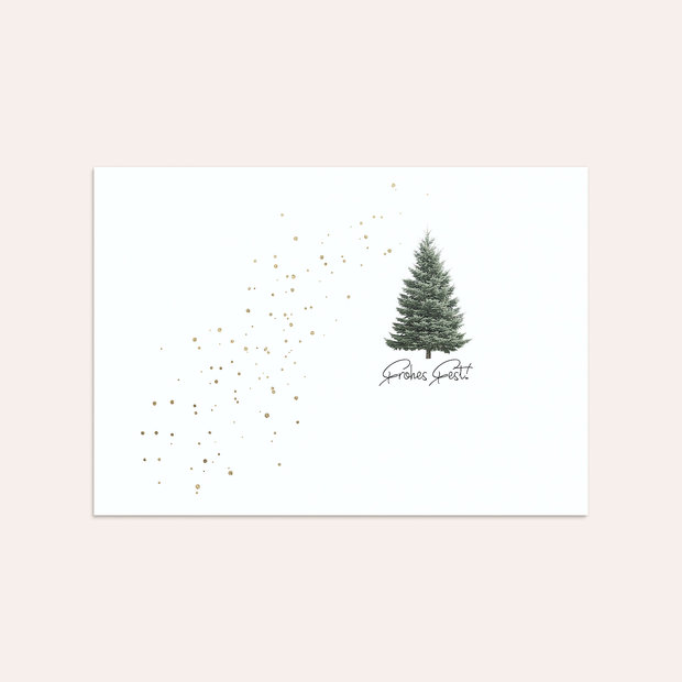Umschlag mit Design Weihnachten - Goldfunkel