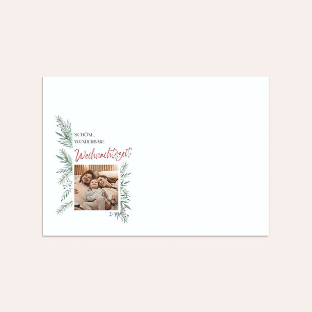 Umschlag mit Design Weihnachten - Schöne Weihnachtszeit