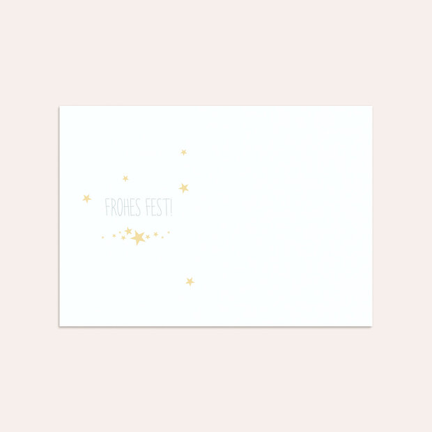 Umschlag mit Design Weihnachten - Weihnachtssternchen