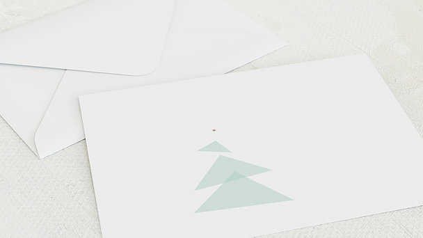 Umschlag mit Design Weihnachten - Abstraktes Bäumchen