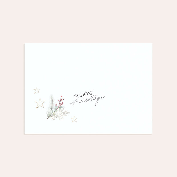 Umschlag mit Design Weihnachten - Im Schneezauber