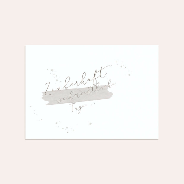 Umschlag mit Design Weihnachten - Leise Wege