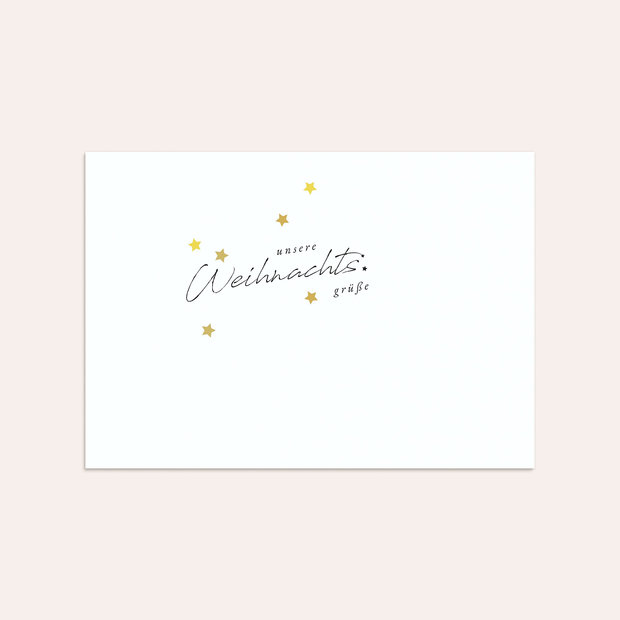 Umschlag mit Design Weihnachten - Sternenglanz