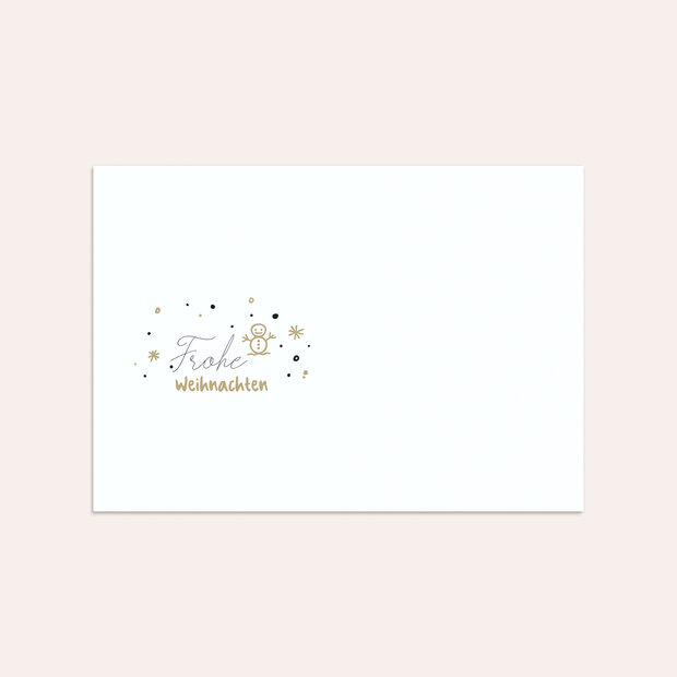 Umschlag mit Design Weihnachten - Joy all around