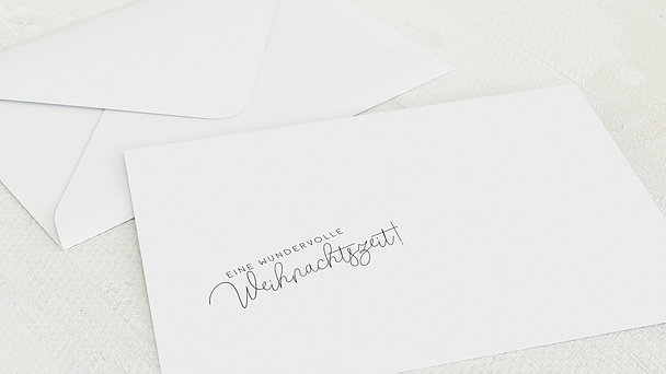 Umschlag mit Design Weihnachten - Hüttenzauber