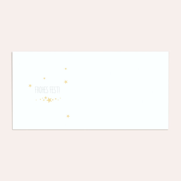 Umschlag mit Design Weihnachten - Weihnachtssternchen