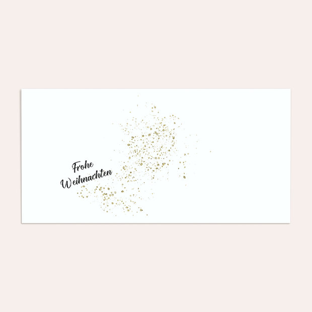 Umschlag mit Design Weihnachten - Zimt und Sterne