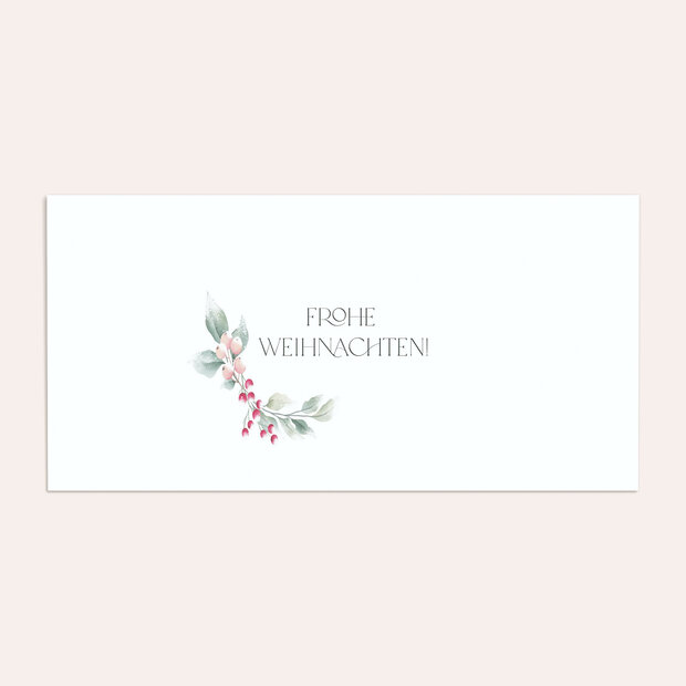 Umschlag mit Design Weihnachten - Glück des Weihnachtszaubers