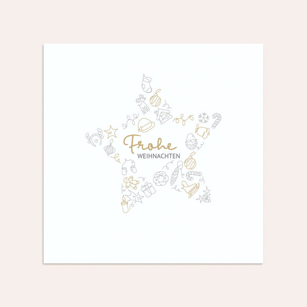 Umschlag mit Design Weihnachten - Festliche Zeit