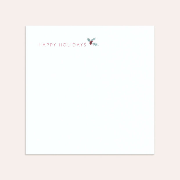 Umschlag mit Design Weihnachten - Happy Holidays