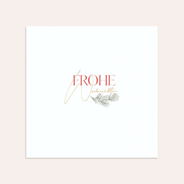 Umschlag mit Design Weihnachten - Weihnachtliche Kiefernzapfen