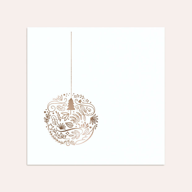Umschlag mit Design Weihnachten - Christbaumkugel