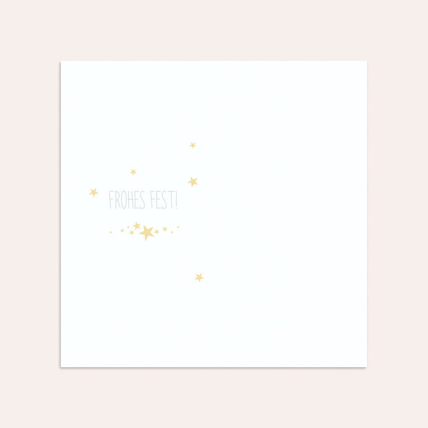 Umschlag mit Design Weihnachten - Weihnachtssternchen