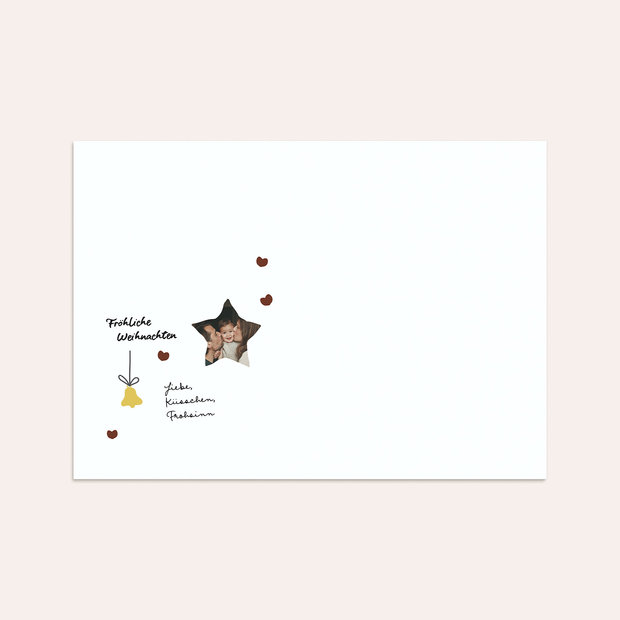 Umschlag mit Design Weihnachten - Tralalalala