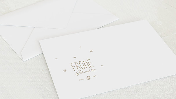 Umschlag mit Design Weihnachten - Rustique