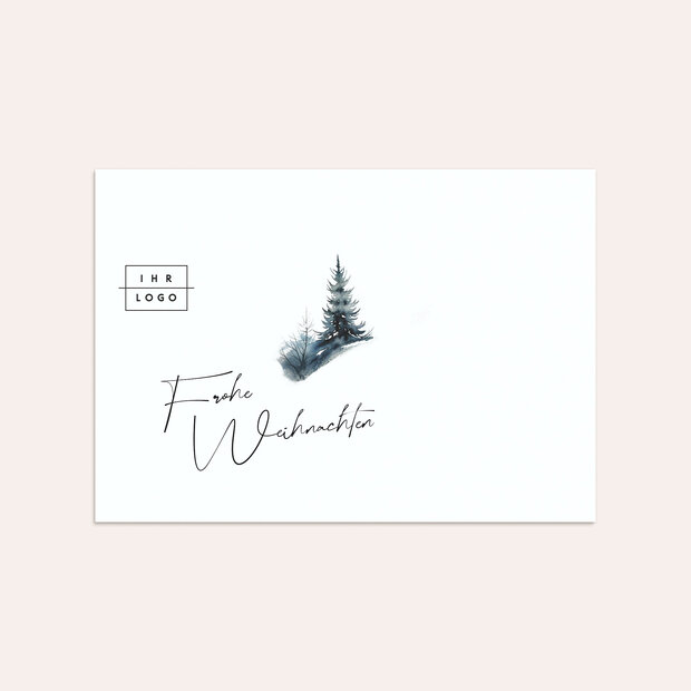 Umschlag mit Design Weihnachten Geschäftlich - Romantische Waldweihnacht