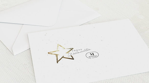 Umschlag mit Design Weihnachten Geschäftlich - Mein kleiner Stern