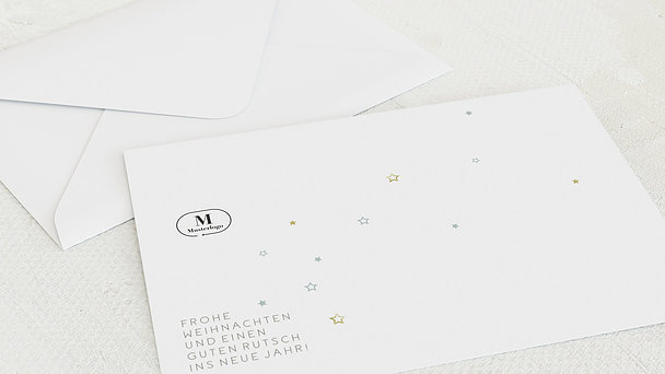 Umschlag mit Design Weihnachten Geschäftlich - Hirschikone