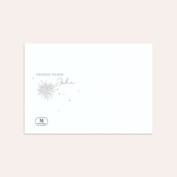 Umschlag mit Design Weihnachten Geschäftlich - Neujahrsstimmung