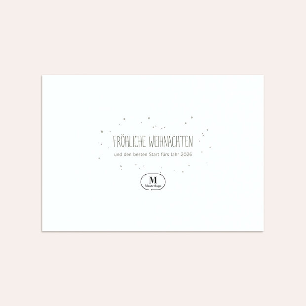 Umschlag mit Design Weihnachten Geschäftlich - Fichtenzweig