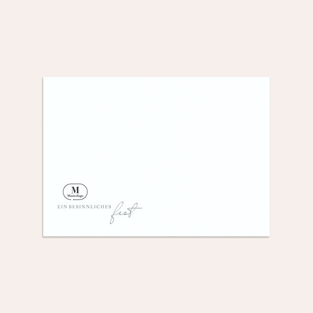 Umschlag mit Design Weihnachten Geschäftlich - Besinnliches Fest