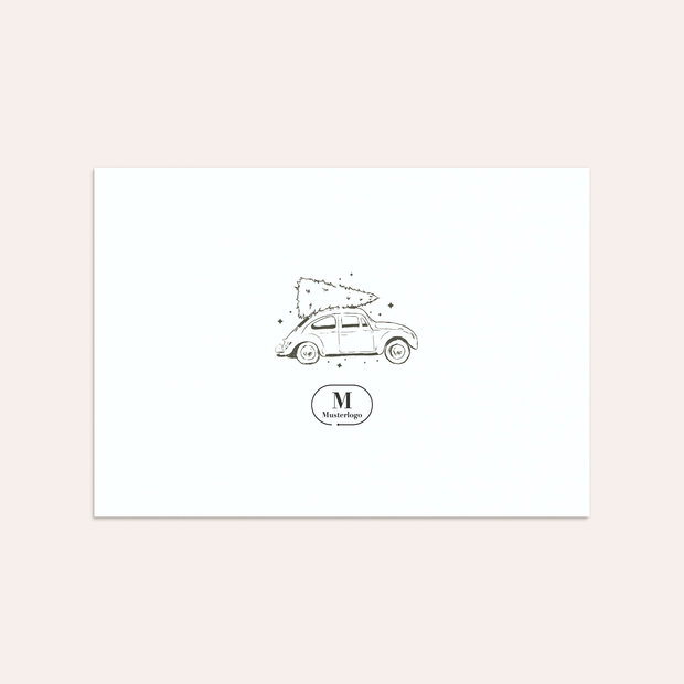 Umschlag mit Design Weihnachten Geschäftlich - Edles Weihnachtsgrün