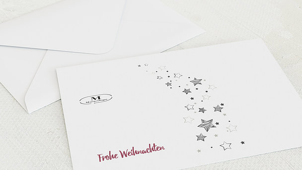 Umschlag mit Design Weihnachten Geschäftlich - Sternenflut