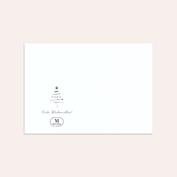 Umschlag mit Design Weihnachten Geschäftlich - Erfülltes Weihnachtsfest