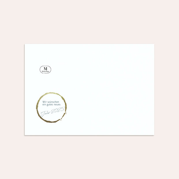 Umschlag mit Design Weihnachten Geschäftlich - Blaupause