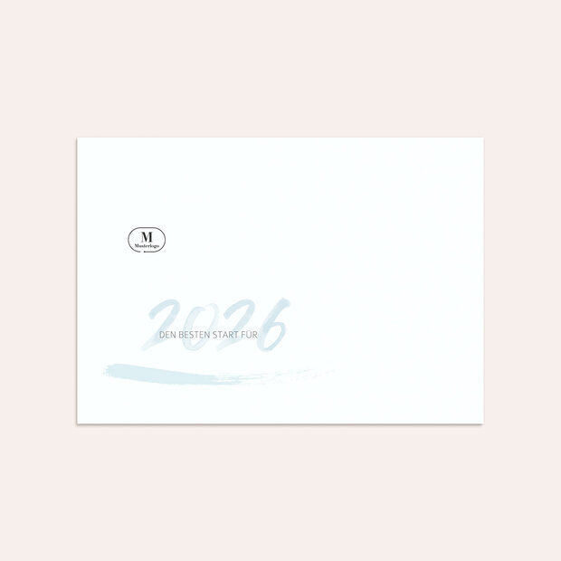 Umschlag mit Design Weihnachten Geschäftlich - Aquarell