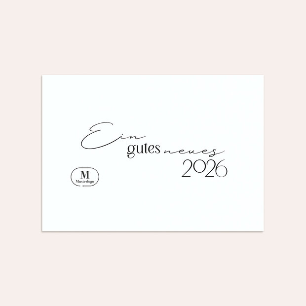 Umschlag mit Design Weihnachten Geschäftlich - Neujahrsgrüße