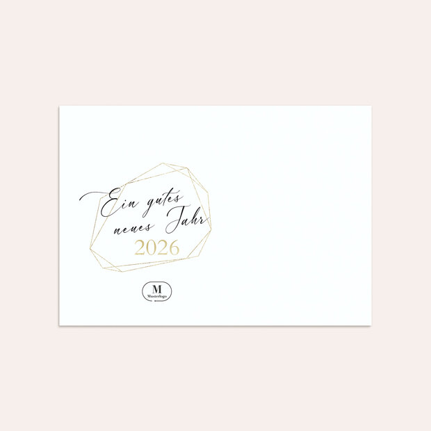 Umschlag mit Design Weihnachten Geschäftlich - Frohes neues Jahr