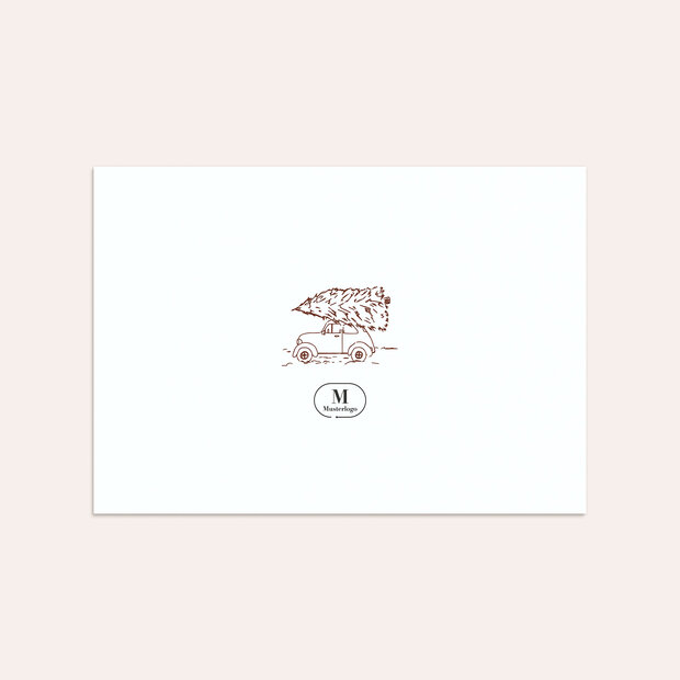 Umschlag mit Design Weihnachten Geschäftlich - Heimweg