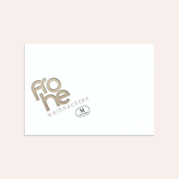 Umschlag mit Design Weihnachten Geschäftlich - Weihnachtsletter