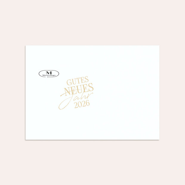 Umschlag mit Design Weihnachten Geschäftlich - Spiegelbild im See