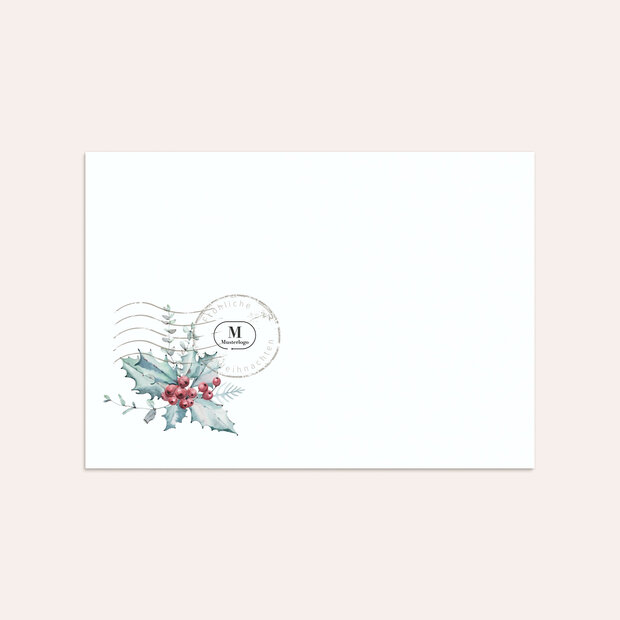 Umschlag mit Design Weihnachten Geschäftlich - Nostalgische Reise