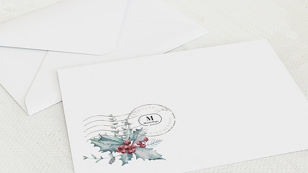 Umschlag mit Design Weihnachten Geschäftlich - Nostalgische Reise
